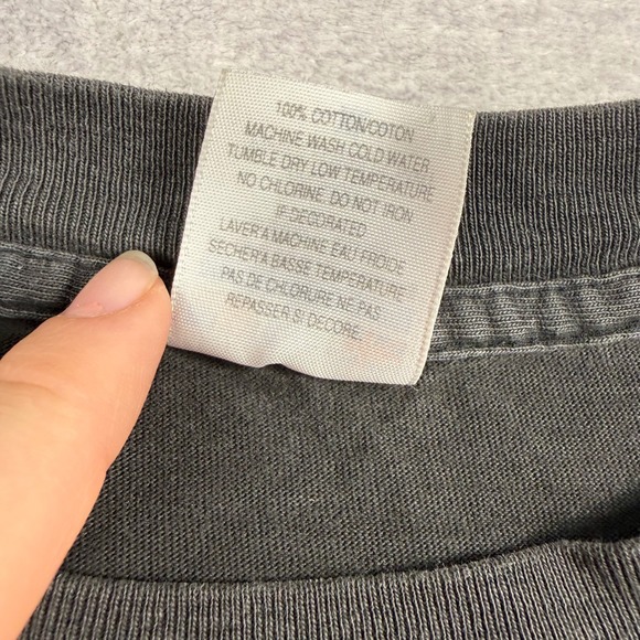 KMFDM Shirt Mens XL Black Vintage 1996 A Drug Against War Band Rock Double Sided - Picture 5 of 15